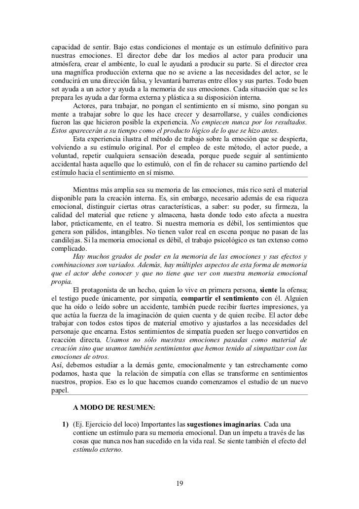 Libro Un Actor Se Prepara Stanislavski Ebook Download